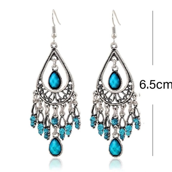 Fun earrings, Artsy earrings. Unique earrings. - Picture 3 of 3